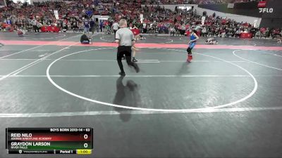 63 lbs Champ. Round 2 - Graydon Larson, River Falls vs Reid Nilo, Askren Wrestling Academy