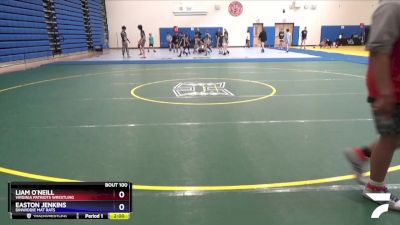 82 lbs Semifinal - Liam O`Neill, Virginia Patriots Wrestling vs Easton Jenkins, Dinwiddie Mat Rats