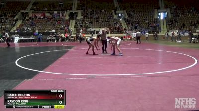 1A-4A 150 Champ. Round 2 - Batch Bolton, American Christian Academy vs Kaydon King, Walter Wellborn