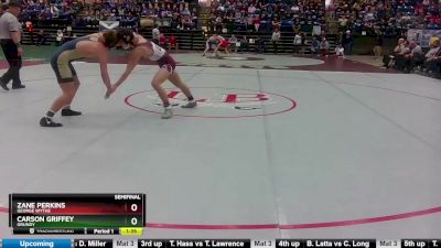 1 - 138 lbs Semifinal - Carson Griffey, Grundy vs Zane Perkins, George Wythe