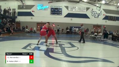 285 lbs Round 1 - Edgar Hernandez, Dodge City vs Braden Hales UNA, Olathe North