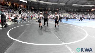 Semifinal - Brax Hutchison, Woodland Wrestling Club vs Whitton Lindamood, Weatherford Youth Wrestling