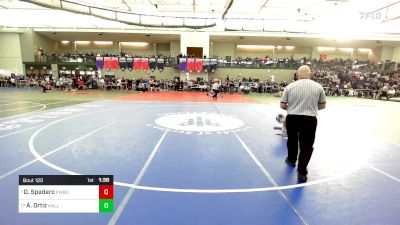 126 lbs Round Of 16 - Dominick Spadaro, Fairfield Warde vs Antonio Ortiz, Hall