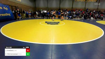 288 lbs Consi Of 16 #1 - John Arellano, Lake Gibson (FL) vs Chance Mohrenweiser, Mesa Ridge (CO)