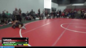 75 lbs Placement Matches (8 Team) - Bradley Bauman, Team Missouri (MO) vs AJ Bechlem, Junior Terps Xtreme (MY)