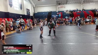 68/76 Round 5 - Colton Menendez, West Wateree Wrestling Club vs Isaac Daniel, Pelion Youth Wrestling