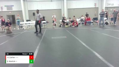 44 lbs Round 2 - Kaynen Cather, Dinwiddie Mat Rats vs Quest Bostick, 84 Athletes