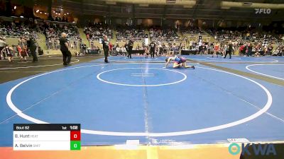 95 lbs Quarterfinal - Breanna Hunt, Heat vs Autumn Belvin, Smith Wrestling Academy