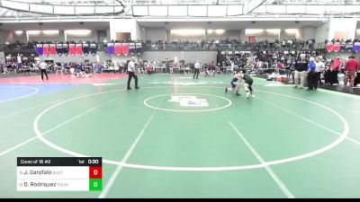 106 lbs Consi Of 16 #2 - Joseph Garofalo, Southington vs Oscar Rodriquez, Trumbull