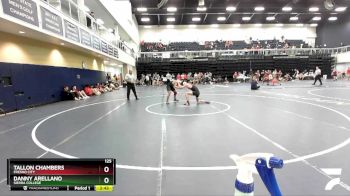 125 lbs 3rd Place Match - Danny Arellano, Sierra College vs Tallon Chambers, Fresno City