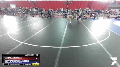 132 lbs Champ. Round 2 - Collin McDowell, Askren Wrestling Academy vs Cory James Wollenberg, Team Nazar Training Center