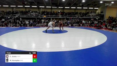 190 lbs Final - Elijah Josey, Portsmouth vs Maximus Konopka, Simsbury