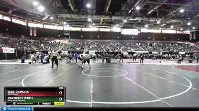 285 lbs Champ. Round 2 - Joel Zamora, Fruitland vs Raymond Smith, McQueen Nevada