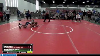 70 lbs Placement Matches (8 Team) - Jonathan Bexfield, Minions Black (GA) vs Ariah Mills, Roundtree Wrestling Academy