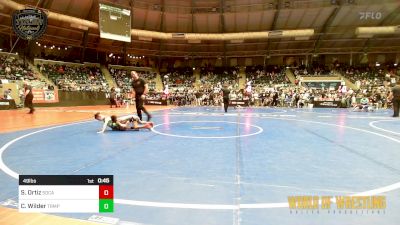 49 lbs Semifinal - Steven Ortiz, SoCal Hammers vs Chance Wilder, Triumph Wrestling Club