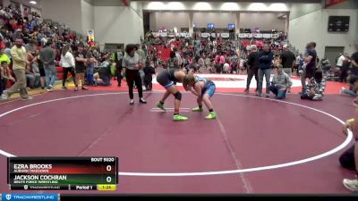 130 lbs Champ. Round 1 - Ezra Brooks, Auburn Takedown vs Jackson Cochran, Brute Force Wrestling