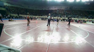 113 lbs Consi Of 8 #2 - Kahlayah Brown, HURRICANE WRESTLING ACADEMY vs DeKadence Theriot, F-5 Grappling