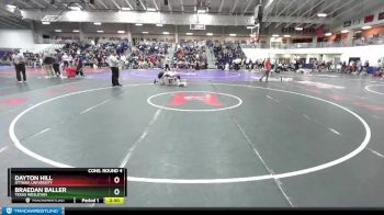 165 lbs Cons. Round 4 - Braedan Baller, Texas Wesleyan vs Dayton Hill, Ottawa University