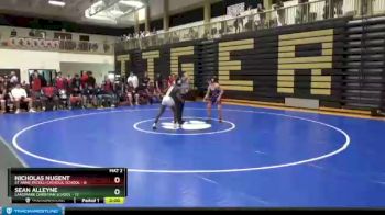 120 lbs Semis & 1st Wb (8 Team) - Sean Alleyne, Landmark Christian School vs Nicholas Nugent, St Anne Pacelli Catholic School