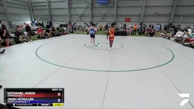 145 lbs Semis & 3rd Wb (16 Team) - Nathaniel Askew, Georgia BLACK vs Owen McMullen, Pennsylvania Blue