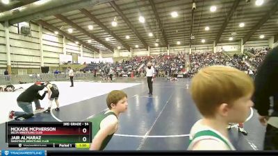 54 lbs Quarterfinal - Jair Almaraz, Shootbox Wrestling Club vs McKade McPherson, Delta Wrestling Club