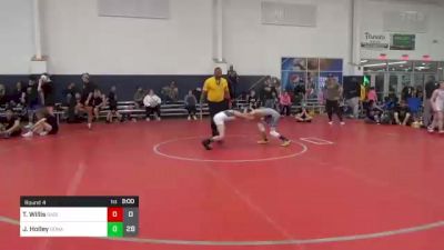 85 lbs Round 4 - Taegan Willis, Ragin Raisins vs Jacob Holley, Donahue Wrestling Academy