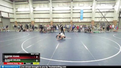 89 lbs Round 4 - Gunnar Wilson, Oregon vs Hunter Young, Utah