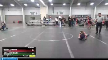 68 lbs Semis (4 Team) - Blake Chaffin, Xtreme Team vs Logan Brickley, 84 Athletes