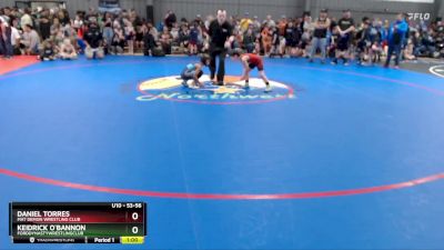 53-56 lbs Round 2 - Keidrick O`Bannon, FordDynastyWrestlingClub vs Daniel Torres, Mat Demon Wrestling Club