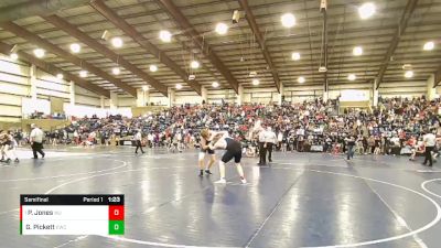 210 lbs Semifinal - Porter Jones, West Jordan vs Garrett Pickett, Excalibur Wrestling Club