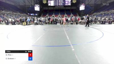 170 lbs Cons 32 #1 - Genaro Pino, Colorado vs Christopher Graham, Montana