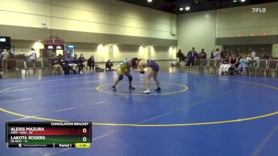 135 lbs Round 4 (16 Team) - Alexis Mazura, MXW - RAW vs Lakota Rogers, SD Heat