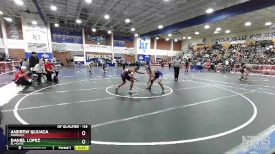 138 lbs Cons. Round 2 - Andrew Quijada, Marshall vs Daniel Lopez, El Monte