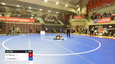 109 lbs Consi Of 8 #2 - Nizhoni Tallman, Evergreen (Wash.) vs Emma Baertlein, Southern Oregon