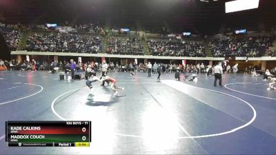 71 lbs Quarterfinal - Kade Calkins, Iowa vs Maddox Couch, Iowa