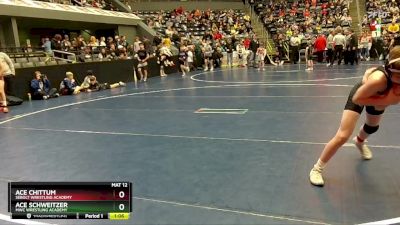 90 lbs Quarterfinal - Ace Chittum, Sebolt Wrestling Academy vs Ace Schweitzer, MWC Wrestling Academy