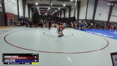 77 lbs Round 5 - Kapono Erece, Thunder Mountain Wrestling Club vs Luke Stage, Toro World Club