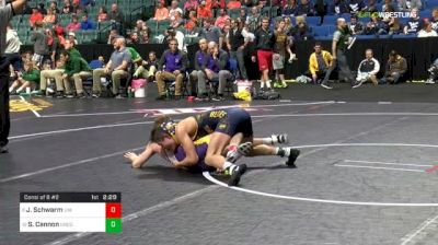 125 lbs Consi of 8 #2 - Jay Schwarm, Northern Iowa vs Sean Cannon, Northern Colorado