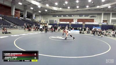 126 lbs Finals (4 Team) - Joseph Uhrig, Minisink Valley vs Caden Barrientos, Starpoint HS