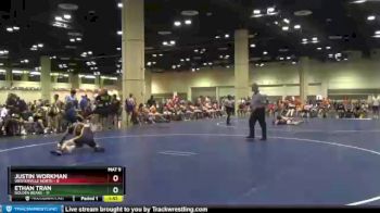 120 lbs Round 3 (10 Team) - Ethan Tran, Golden Bears vs Justin Workman, Westerville North