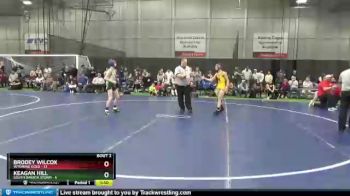 100 lbs Round 1 (6 Team) - Keagan Hill, South Dakota Storm vs Brodey Wilcox, Wyoming Gold