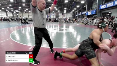 170 lbs Round Of 128 - Gino Cerone, NJ vs Amari Robinson, NY