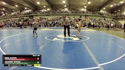 80 lbs Cons. Round 4 - Reid Austin, Columbia Wrestling Club-AAA vs Kendrik Mason, Lexington Youth Wrestling Club-A