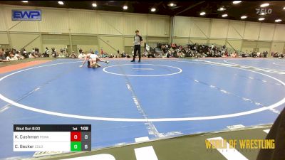 60 lbs Semifinal - Kameron Cushman, POWA 12U vs Colten Becker, Northern Colorado 14U