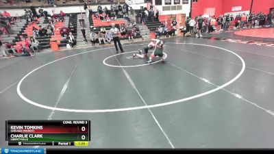 165 lbs Cons. Round 3 - Kevin Tomkins, Chicago (MARIST) vs Charlie Clark, LIBERTYVILLE