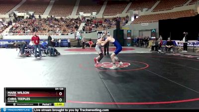 D4-126 lbs Champ. Round 1 - Chris Teeples, Mayer HS vs Mark Wilson, Willcox