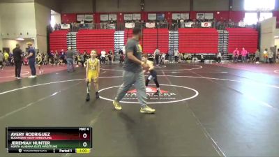 55 lbs Cons. Round 3 - Jeremiah Hunter, North Alabama Elite Wrestling vs Avery Rodriguez, Buckhorn Youth Wrestling