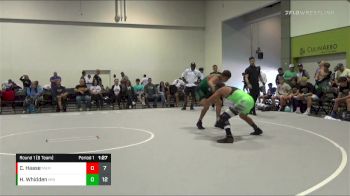 138 lbs Round 1 (6 Team) - Cooper Haase, Black Mambas vs Hayden Whidden, Minion Legends