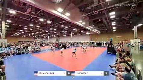 Dunes 14 black vs Unified 14-1 - 2022 JVA Summerfest presented by Nike