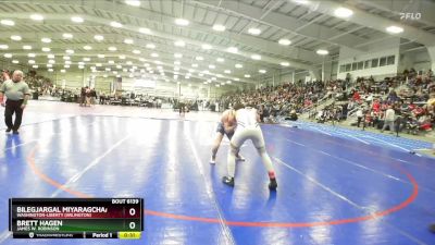 6-144 lbs Cons. Round 1 - Brett Hagen, James W. Robinson vs Bilegjargal Miyaragchaa, Washington-Liberty (Arlington)